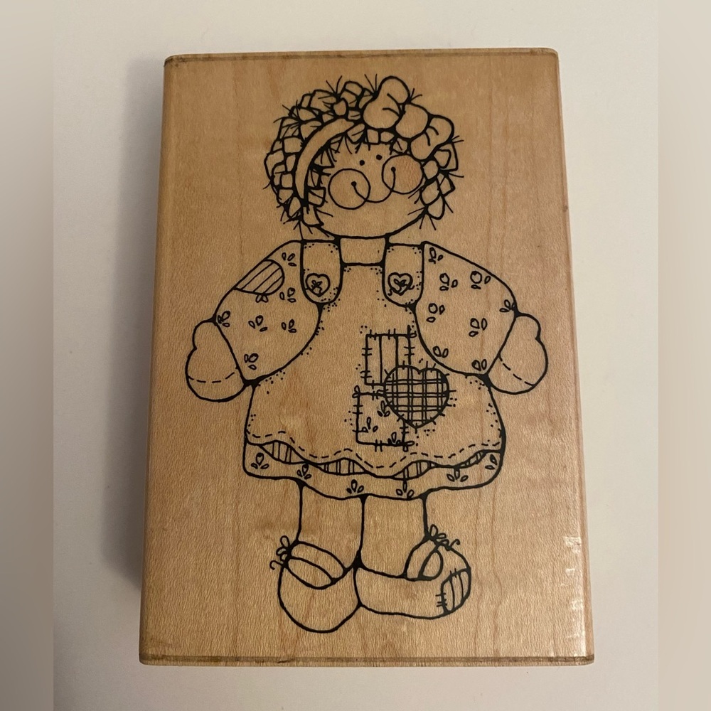 JRL Design U127 Rachel rubber stamp